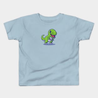 Cute Dino Smiling Cartoon Kids T-Shirt